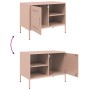 TV-Möbel aus rosa Stahl, 68x39x50,5 cm. von , TV-Möbel - Ref: Foro24-842996, Preis: 75,63 €, Rabatt: %