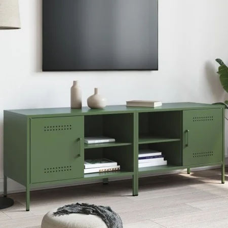 TV furniture 2 pieces olive green steel 68x39x50.5 cm by , TV Furniture - Ref: Foro24-843003, Price: 136,03 €, Discount: %
