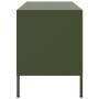 Muebles de TV 2 piezas acero verde oliva 68x39x50,5 cm de , Muebles TV - Ref: Foro24-843003, Precio: 139,88 €, Descuento: %