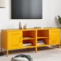 TV-Möbel, 2-teilig, aus gelbem Senf-Stahl, 68x39x50,5 cm. von , TV-Möbel - Ref: Foro24-843001, Preis: 137,40 €, Rabatt: %