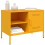 TV-Möbel, 2-teilig, aus gelbem Senf-Stahl, 68x39x50,5 cm. von , TV-Möbel - Ref: Foro24-843001, Preis: 137,40 €, Rabatt: %
