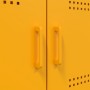 Mueble de TV de acero amarillo mostaza 68x39x50,5 cm de , Muebles TV - Ref: Foro24-842940, Precio: 79,01 €, Descuento: %