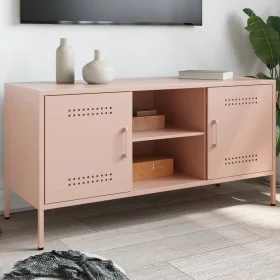 TV-Möbel aus rosa Stahl, 100,5x39x50,5 cm. von , TV-Möbel - Ref: Foro24-842989, Preis: 96,85 €, Rabatt: %