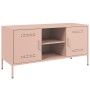 TV-Möbel aus rosa Stahl, 100,5x39x50,5 cm. von , TV-Möbel - Ref: Foro24-842989, Preis: 97,96 €, Rabatt: %
