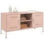 TV-Möbel aus rosa Stahl, 100,5x39x50,5 cm. von , TV-Möbel - Ref: Foro24-842989, Preis: 96,85 €, Rabatt: %