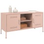 TV-Möbel aus rosa Stahl, 100,5x39x50,5 cm. von , TV-Möbel - Ref: Foro24-842989, Preis: 97,96 €, Rabatt: %