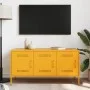 Mustard yellow steel TV stand 100.5x39x50.5 cm by , TV Furniture - Ref: Foro24-842949, Price: 118,24 €, Discount: %