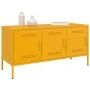 Mustard yellow steel TV stand 100.5x39x50.5 cm by , TV Furniture - Ref: Foro24-842949, Price: 118,24 €, Discount: %
