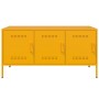 Mueble de TV de acero amarillo mostaza 100,5x39x50,5 cm de , Muebles TV - Ref: Foro24-842949, Precio: 126,60 €, Descuento: %