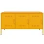 Mustard yellow steel TV stand 100.5x39x50.5 cm by , TV Furniture - Ref: Foro24-842949, Price: 118,24 €, Discount: %