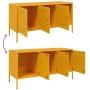 TV-Möbel aus senfgelbem Stahl, 100,5x39x50,5 cm. von , TV-Möbel - Ref: Foro24-842949, Preis: 123,00 €, Rabatt: %