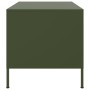 Kaffeetisch aus kaltgewalztem Stahl in Olivgrün, 68x50x50,5 cm. von , Couchtisch - Ref: Foro24-843034, Preis: 90,44 €, Rabatt: %