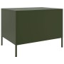 Mesa de centro acero laminado en frío verde oliva 68x50x50,5 cm de , Mesas de centro - Ref: Foro24-843034, Precio: 90,37 €