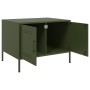Mesa de centro acero laminado en frío verde oliva 68x50x50,5 cm de , Mesas de centro - Ref: Foro24-843034, Precio: 90,37 €