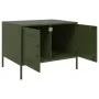 Mesa de centro acero laminado en frío verde oliva 68x50x50,5 cm de , Mesas de centro - Ref: Foro24-843034, Precio: 89,41 €, D...