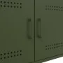 Mesa de centro acero laminado en frío verde oliva 68x50x50,5 cm de , Mesas de centro - Ref: Foro24-843034, Precio: 89,41 €, D...