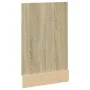 Plywood panel for dishwasher in oak color 45x3x67 cm by , Kitchen cabinets - Ref: Foro24-849628, Price: 19,12 €, Discount: %