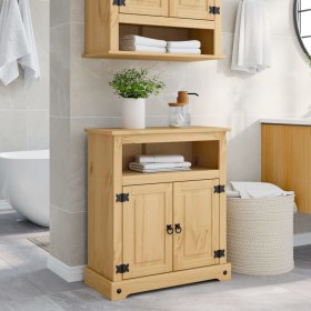 Badezimmerschrank Corona aus massivem Kiefernholz 70x33x80 cm von , Badezimmermöbel - Ref: Foro24-4013405, Preis: 111,59 €, R...
