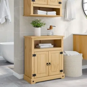 Badezimmerschrank Corona aus massivem Kiefernholz 70x33x80 cm von , Badezimmermöbel - Ref: Foro24-4013405, Preis: 109,44 €, R...