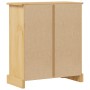 Armario de baño Corona madera maciza de pino 70x33x80 cm de , Muebles de baño - Ref: Foro24-4013405, Precio: 111,50 €