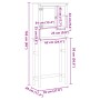 Badezimmerschrank für Waschmaschine Corona Massivholz Kiefer von , Badezimmermöbel - Ref: Foro24-4013407, Preis: 115,34 €, Ra...