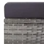 Reclining garden armchair with gray synthetic rattan cushions by vidaXL, Garden chairs - Ref: Foro24-310230, Price: 142,80 €,...