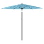 Gartenschirm mit blauem Stahlmast 268x268x226 cm. von , Sonnenschirme - Ref: Foro24-4005102, Preis: 83,09 €, Rabatt: %