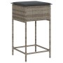 5-piece garden bar set with gray PE rattan cushions by , Garden sets - Ref: Foro24-3261499, Price: 331,58 €, Discount: %