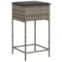 3-piece garden bar set with gray PE rattan cushions by , Garden sets - Ref: Foro24-3261450, Price: 198,44 €, Discount: %