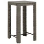 3-piece garden bar set with gray PE rattan cushions by , Garden sets - Ref: Foro24-3261450, Price: 198,44 €, Discount: %