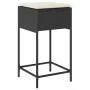 7-piece garden bar set with black PE rattan cushions by , Garden sets - Ref: Foro24-3261467, Price: 404,93 €, Discount: %
