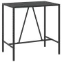 7-piece garden bar set with black PE rattan cushions by , Garden sets - Ref: Foro24-3261467, Price: 404,93 €, Discount: %