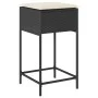 3-piece garden bar set with black PE rattan cushions by , Garden sets - Ref: Foro24-3261486, Price: 313,87 €, Discount: %