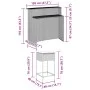 3-piece garden bar set with black PE rattan cushions by , Garden sets - Ref: Foro24-3261486, Price: 313,87 €, Discount: %