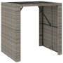 5-piece garden bar set with gray PE rattan cushions by , Garden sets - Ref: Foro24-3261508, Price: 395,82 €, Discount: %