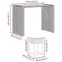 Gartenset mit 7-teiliger Bar aus schwarzem PE-Rattan und Kissen. von , Gartensets - Ref: Foro24-3261517, Preis: 538,17 €, Rab...