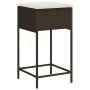 3-piece garden bar set with brown PE rattan cushions by , Garden sets - Ref: Foro24-3261490, Price: 227,43 €, Discount: %