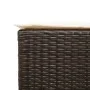 3-piece garden bar set with brown PE rattan cushions by , Garden sets - Ref: Foro24-3261490, Price: 227,43 €, Discount: %