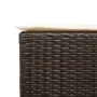 3-piece garden bar set with brown PE rattan cushions by , Garden sets - Ref: Foro24-3261484, Price: 304,41 €, Discount: %