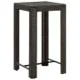 3-piece garden bar set with brown PE rattan cushions by , Garden sets - Ref: Foro24-3261446, Price: 207,48 €, Discount: %