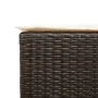 3-piece garden bar set with brown PE rattan cushions by , Garden sets - Ref: Foro24-3261446, Price: 207,48 €, Discount: %