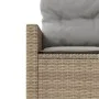 Round garden sofa with beige synthetic rattan cushions by , Outdoor sofas - Ref: Foro24-3318533, Price: 631,80 €, Discount: %