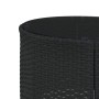 Round garden sofa with table and black PE rattan cushions by , Outdoor sofas - Ref: Foro24-3318544, Price: 542,90 €, Discount: %