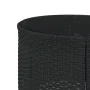 Round garden sofa with table and black PE rattan cushions by , Outdoor sofas - Ref: Foro24-3318544, Price: 654,76 €, Discount: %