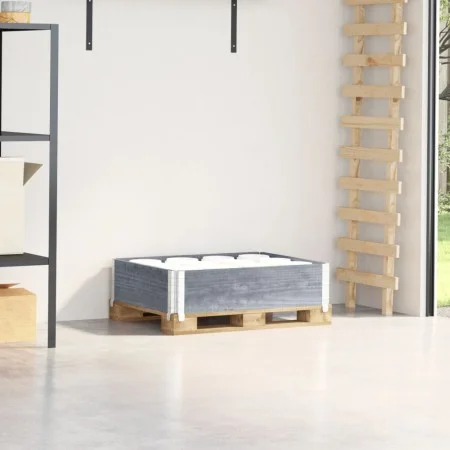 Solid gray pine pallet wood necklace 80x60 cm by , Loading platforms and pallets - Ref: Foro24-4010266, Price: 36,49 €, Disco...