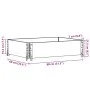 Collar de palet madera maciza de pino gris 80x60 cm de , Plataformas de carga y palés - Ref: Foro24-4010266, Precio: 36,49 €,...