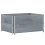 Collares de palets 2 uds madera maciza de pino gris 80x60 cm de , Plataformas de carga y palés - Ref: Foro24-4010270, Precio:...