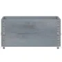 Pallet necklaces 2 units solid gray pine wood 80x60 cm by , Loading platforms and pallets - Ref: Foro24-4010270, Price: 55,50...