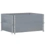 Pallet necklaces 2 units solid gray pine wood 80x60 cm by , Loading platforms and pallets - Ref: Foro24-4010270, Price: 55,50...