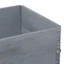 Pallet necklaces 2 units solid gray pine wood 80x60 cm by , Loading platforms and pallets - Ref: Foro24-4010270, Price: 55,50...